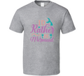 I'd Rather Be Mermaid Tshirt Magical Aquatic Themed Tee Enchanted T Shirt