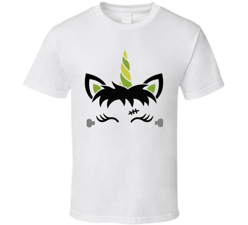 Frankenstein Unicorn Halloween Tee Cool Fall T-shirt Holiday Funny Novelty T Shirt