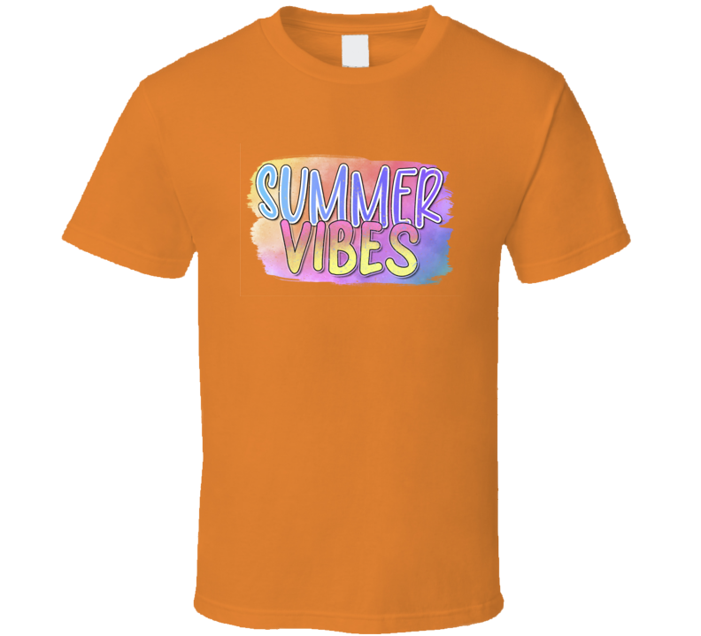 Summer Vibes Novelty Tropical Summertime T Shirt