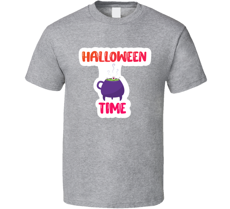 Halloween Time Witches Brew Tee Cool Fall Holiday Novelty T Shirt