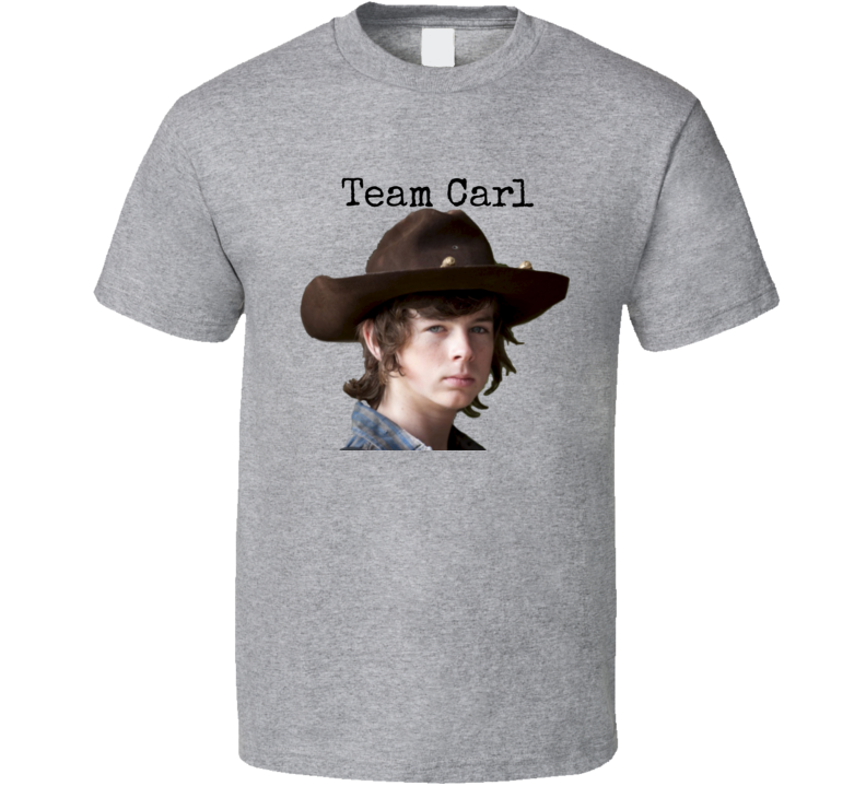 Team Carl Walking Dead T-Shirt Unisex Chandler Riggs Novelty Grimes Gift Tee New