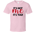 Its Not Me Its You Tee Funny Tshirt Sarcastic Fun T Shirt