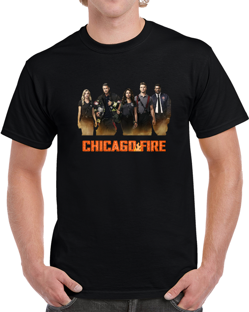 Chicago Fire Shirt Cool Hit Drama Tv Show Taylor Kinney Novelty Unisex Tee Top