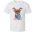 Patriotic Dog Tee Usa Pride Tshirt July 4th T Shirt
