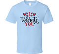 I Tolerate You Tee Funny Tshirt Sarcastic Fun T Shirt