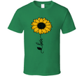 Colorful Radiant Love Sunflower-inspired Tee Golden Tshirt Novelty Gift T Shirt