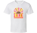 Sunshine Leopard Retro Tee Cool Summertime T-shirt Summer Season Novelty T Shirt