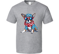 Proud Patriotic Dog Tee Usa Pride Tshirt July 4th T Shirt