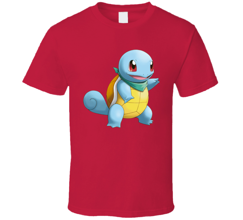 Pokemon Squirtle Fun T-Shirt Unisex Novelty Nintendo Go Fashion T Shirt