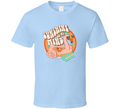 Sunshine On My Mind Flamingo Retro Tee Cool Summertime T-shirt Summer Season Novelty T Shirt