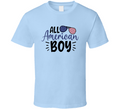 All American Boy Tee Usa Pride Tshirt July 4th T Shirt