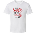 Dear Santa Ill Take Cash And A Nap Christmas Tshirt Cool Funny T-shirt Holiday Tee T Shirt