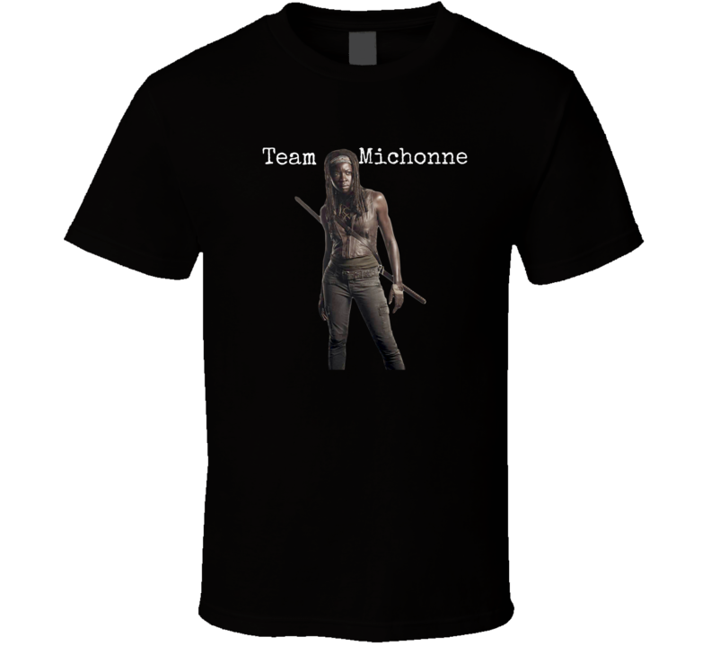 Team Michonne T-Shirt Walking Dead Novelty Shirt TV Danai Gurira Tee Shirt New