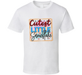 Cutest Little Snowflake Tee Cool Fall T-shirt Winter Season Novelty T Shirt