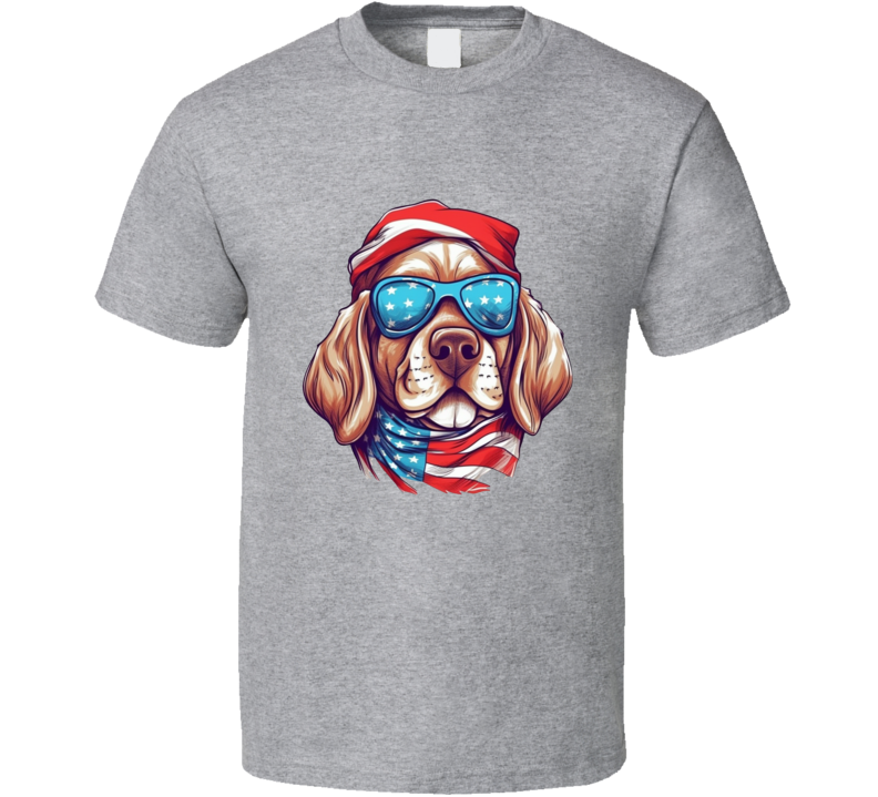 Cool Patriotic Dog Tee Usa Pride Tshirt July 4th T Shirt