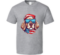 Cool Patriotic Dog Tee Usa Pride Tshirt July 4th T Shirt