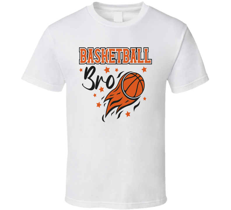 Basketball Bro Tshirt Cool Sports Tee Hoops T Shirt