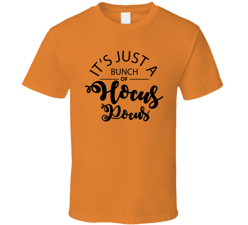 Hocus Pocus Funny Halloween Tee Cool Fall T-shirt Holiday Novelty T Shirt